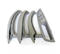 ZAPORA Car Right Interior Passenger Door Handle Leather Cover Replacement for X5 X6 E70 E71 E72 2007-2014(Style 8)