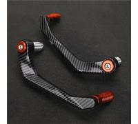 ZAPORA Controls Parts Motorcycle Handlebar Brake Clutch Lever Handguard Protector for Ducati for Panigale 899 1199S 1199R 2012-2015(Orange A)