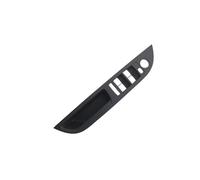 ZAPORA Driver Side Front Left Door Trim Handle Car Interior Armrest Panel Pull Trim Cover for 5 Series E60 E61 2008-2010(Black-a)