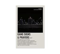 ZAPORA Exclusive Art Rapper STORMZY Music Cover Gang Signs Prayer Poster Canvas Poster Bedroom Decor Sports Landscape Office Room Decor Gift Unframe-style 08x12inch(20x30cm)