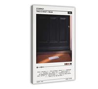 ZAPORA Exclusive Art Rapper STORMZY Music Cover This Is What I Mean Poster Canvas Poster Wall Art Decor Print Picture Paintings for Living Room Bedroom Decoration Frame-style 12x18inch(30x45cm)