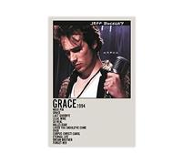 ZAPORA Exclusive Art Singer Jeff Buckley Poster 29 Canvas Poster Wall Art Decor Print Picture Paintings for Living Room Bedroom Decoration Unframe-style 08x12inch(20x30cm)