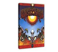 ZAPORA Grateful Dead Poster Canvas Poster Bedroom Decor Sports Landscape Office Room Decor Gift Frame-style 16x24inch(40x60cm)