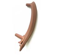 ZAPORA Left Right Car Interior Door Handle Assembly with Outer Leather Cover Accessories for X5 X6 F15 F16 2014-2018(Left Champagne)