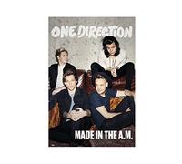 ZAPORA One Direction Poster MADE IN THE A.M. Album Cover Canvas Poster Wall Art Decor Print Picture Paintings for Living Room Bedroom Decoration Unframe-style 12x18inch(30x45cm)
