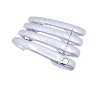 ZAPORA Perfect Replacement Car Exterior Door Handle Covers Plate Decorative Sticker for Subaru for Impreza GJ GP G4 VA 2012 2013~2019(Chrome 1 Button)