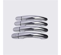 ZAPORA Perfect Replacement for VW for Tiguan 2007 2008 2009-2016 Black Chrome Car Door Handle Covers Accessories Styling Stickers(Style 4)
