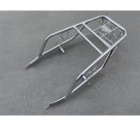 ZAPORA Rear Seat Rack Rear Tailstock Hollow Support Rack Bracket Holder for Suzuki GN125 EN125-2 GS125 Motorbike Shelf(Black)