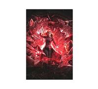 ZAPORA Scarlet Red Witch Wanda Film Poster Canvas Poster Wall Art Decor Print Picture Paintings for Living Room Bedroom Decoration Unframe-style 20x30inch(50x75cm)