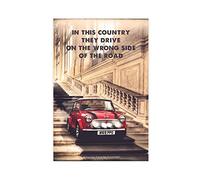 ZAPORA The Italian Job Movie Posters Canvas Poster Wall Art Decor Print Picture Paintings for Living Room Bedroom Decoration Unframe-style 20x30inch(50x75cm)