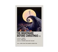 ZAPORA The Nightmare Before Christmas Movie Posters Canvas Poster Bedroom Decor Sports Landscape Office Room Decor Gift Unframe-style 12x18inch(30x45cm)