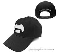 Zappa Frank - Cappello (Unisex-U) White Moustache (Nero)