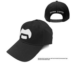 Zappa Frank - Cappello (Unisex-U) White Moustache (Nero)