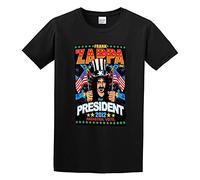 Zappa President Scorpio Frank T-Shirt Cotton Men Summer Fashion Black Tee XL