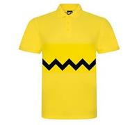zappatee Charlie Brown Inspired Polo Shirt X-Large