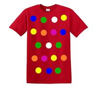 zappatee Children's Coloured Spotty Dotty T Shirt Red S