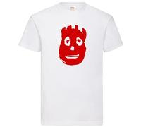 zappatee Men's Wilson Inspired Cast Away T Shirt Medium White