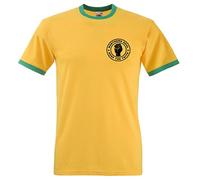 zappatee Northern Soul - Keep The Faith T Shirt Yellow XL