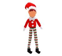 ZappelStift Naughty Little Xmas Elves, Christmas Elf, Boy & Girl 30cm Elf Figures with Soft Bodies & Vinyl Faces, Santa's Helpers for Festive Shelf Decor | Perfect as, Red