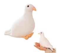 ZappelStift Pigeon Plush Toy 20cm, Pigeon Toy, Pigeon Plush, Kangaroo Teddy, Realistic Pigeon Doll,Cute Pigeon Animal Toy Cute,Simulation Pigeon Home Decoration birthday Gift for Kids boys girls