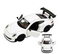ZappelStift Pull Back Cars, 1:43 Scale Die-Cast Model Car, Durable Pull Back Toy Cars for Indoor and Outdoor Play, Ideal for Birthday Parties and Classroom Rewards, Matte White Car for Boys and Girls