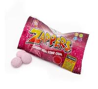 Zappers Cherry Mega Sour Gum - 8 Bubblegum Sweets