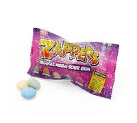 Zappers Original Mega Sour Gum - 4 Bubblegum Sweets