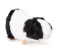 Zappi Co 100% Recycled Black white Dutch Breed Guinea Pig Plush Toy (15cm Length) - Stuffed, Soft, Cuddly, Eco-Friendly for Newborns