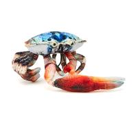 Zappi Co 100% Recycled Fiddler Crab Plush Toy (20cm Width) Stuffed Soft Cuddly Eco Friendly for First Kid