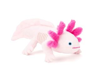 Zappi Co 100% Recycled Pink Axolotl Plush Toy (30cm Length) Stuffed Soft Cuddly Eco Friendly for First Kid