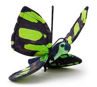 Zappi Co 100% Recycled Plush Malachite Butterfly Toy (28.5cm Width) Stuffed Soft Cuddly Eco Friendly animals Collection For New Born Child First kid