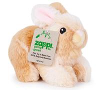 Zappi Co 100% Recycled Plush Rabbit Toy (15cm Length) Stuffed Soft Cuddly Eco Friendly animals Collection For New Born Child First kid