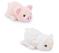 Zappi Co 15cm Reversible Pig to Sheep Plush Toy | 2-in-1 Farm Animal Flip Stuffed Animal | Soft Huggable Mood Plushie for Play