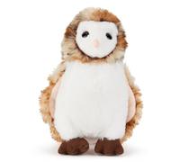 Zappi Co Bradley the Barn Owl Plush Toy l (19cm) Screech Ow Wise Friend - Soft, Cuddly, 100% Recycled - Night-Time Cuddle Companion