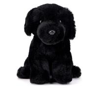 Zappi Co Buddy the Black Labrador Plush Toy (20cm) Black Lab Dog Loyal Companion - Soft, Cuddly, Recycled - Perfect Canine Friend