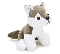 Zappi Co Children's Soft Cuddly Plush Toy Animal - Perfect Perfect Soft Snuggly Playtime Companions for Children (12-15cm /5-6") (Wolf)