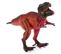 Zappi Co Childrens T-Rex Red/Black Dinosaur Figure Toy Age 3+ (27cm Length) Realistic Detailed Dino Collection for Kids - Action Figures for Playtime Fun & Learning