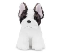 Zappi Co Christophe the French Bulldog Plush Toy Frenchie (22cm) Frenchie Chum - Soft Cuddly Recycled - Dapper Doggy Friend (White)
