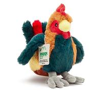 Zappi Co Cockerel Plush Toy (24 cm Length) - 100% Recycled, Eco-Friendly, Newborn Gift, Realistic Lifelike