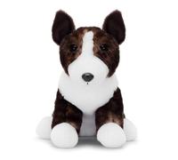 Zappi Co David the Staffy Plush Toy Dog (22cm) Staffordshire Bull Terrier - Soft Cuddly Recycled - Tough but Gentle Friend