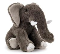 Zappi Co Emma the African Elephant Plush Toy (22cm) Gentle Giant - Soft, Cuddly, 100% Recycled - Majestic Savanna Friend