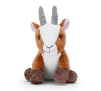 Zappi Co Goat Plush Toy (18cm) -100% Recycled Eco-Friendly Soft Cuddly Stuffed Animal for Newborn, Baby, Infant