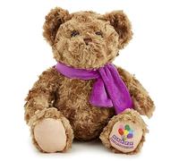 Zappi Co Happy Birthday Classic Soft Bear (28-30 cm) Childrens Stuffed Soft Cuddly Safari animals Collection Plush Teddy New Born Child First kid