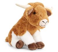 Zappi Co Leonardo the Longhorn Plush Toy (22cm) Texas Longhorn - Soft, Cuddly, 100% Recycled - Wild West Wonder