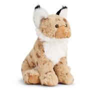 Zappi Co Liam the Lynx Plush Toy Bobcat (22cm) Tufted-Ear Pal - Soft, Cuddly, 100% Recycled - Elusive Forest Friend
