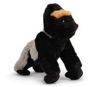 Zappi Co Noah the Silverback Gorilla Plush Toy (22cm) Mighty Primate Pal - Soft, Cuddly, 100% Recycled - Gentle Giant Friend
