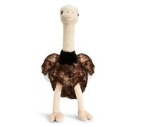 Zappi Co Olivia the Ostrich Plush Toy Big Bird (22cm) Long-Legged Pal - Soft, Cuddly, 100% Recycled - Flightless Feathered Friend