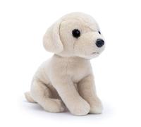 Zappi Co Palm Pups Labrador Dog Plush Toy (15cm) - Snowy Lab Pup - Soft, Cuddly, 100% Recycled - Ideal Companion for Doggy Lovers
