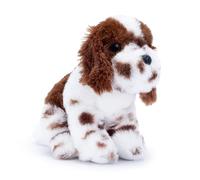 Zappi Co Palm Pups Springer Spaniel Plush Dog Toy (15cm) - Springie Pup - Soft, Cuddly, 100% Recycled - Energetic Playmate