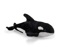 Zappi Co Plush Children's Stuffed Soft Cuddly Plush Toy-Part of Safari Animals Collection, Perfect for Kids (23cm Length) (Orca Whale)